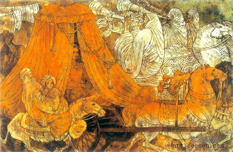 波斯迎亲 185×160cm 1994年